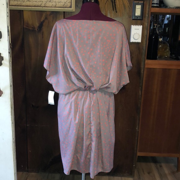 Mauve polka dot dress - Picture 5 of 8